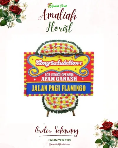 Bunga Papan Congratulation di Karanggedong
